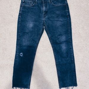 Levi’s raw edge 511 jeans
